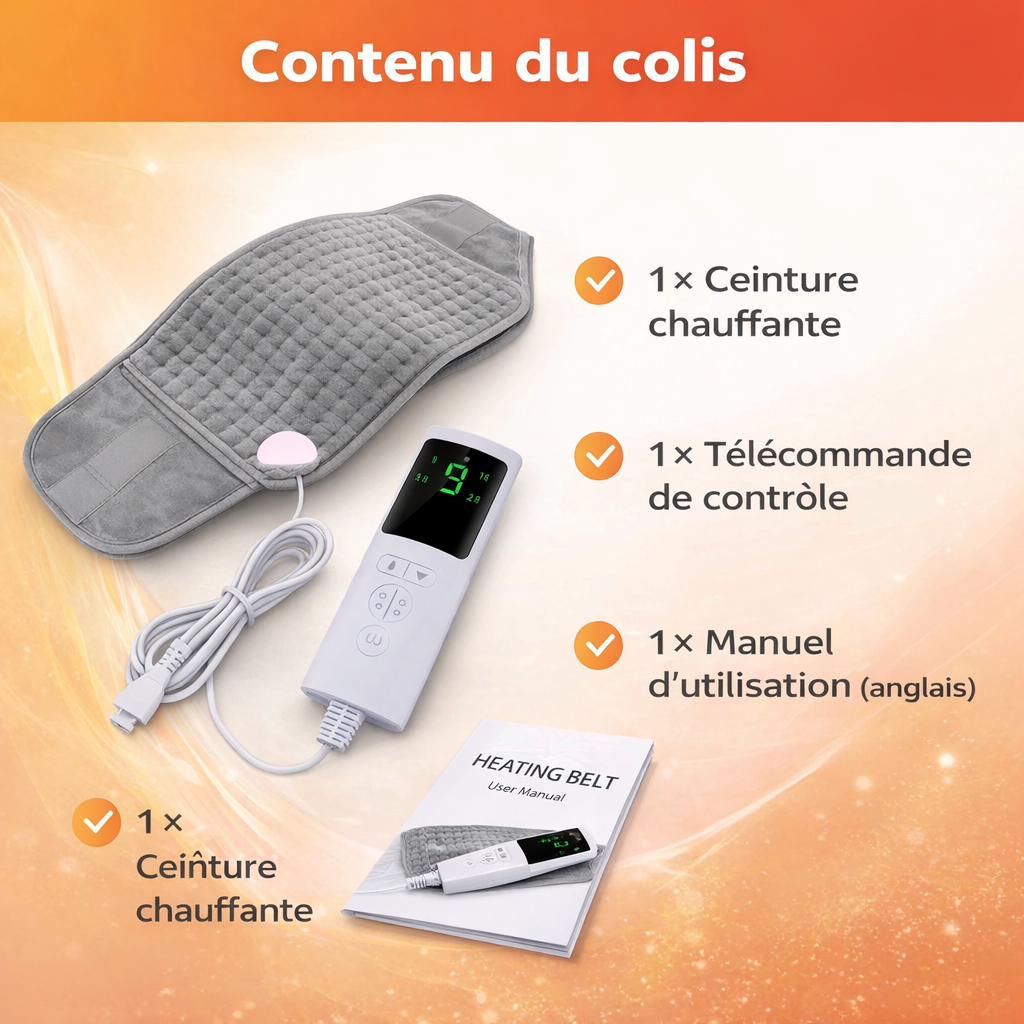 Ceinture Chauffante Lombaire